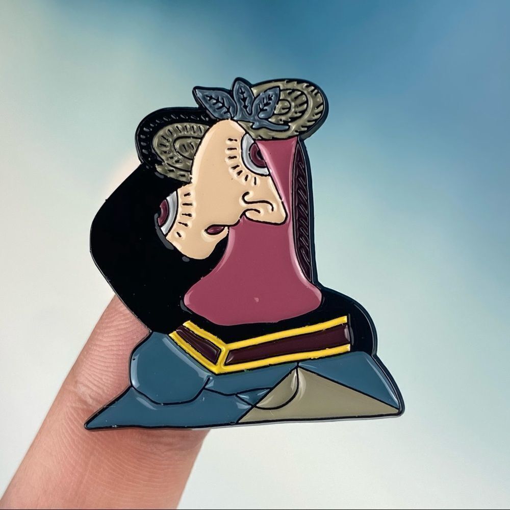 Abstract Picasso Enamel Pin/ Brooch Lapel